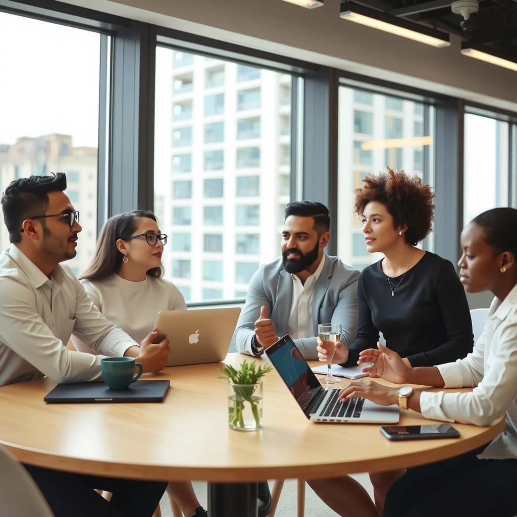 BrandDrive founding team in Metro Manila office